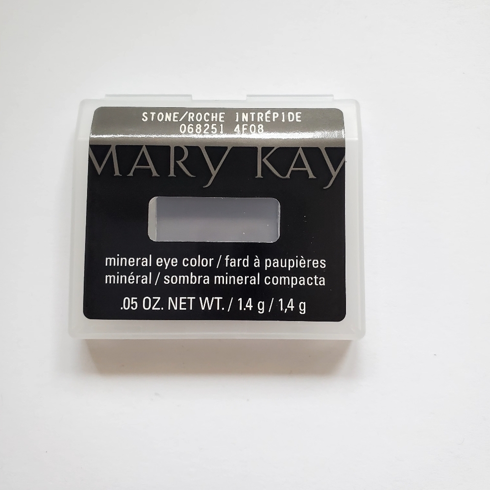 Set Of 2. Mary Kay Stone Mineral Eye Color Eye Shadow  (Medium Gray) & 1 Other